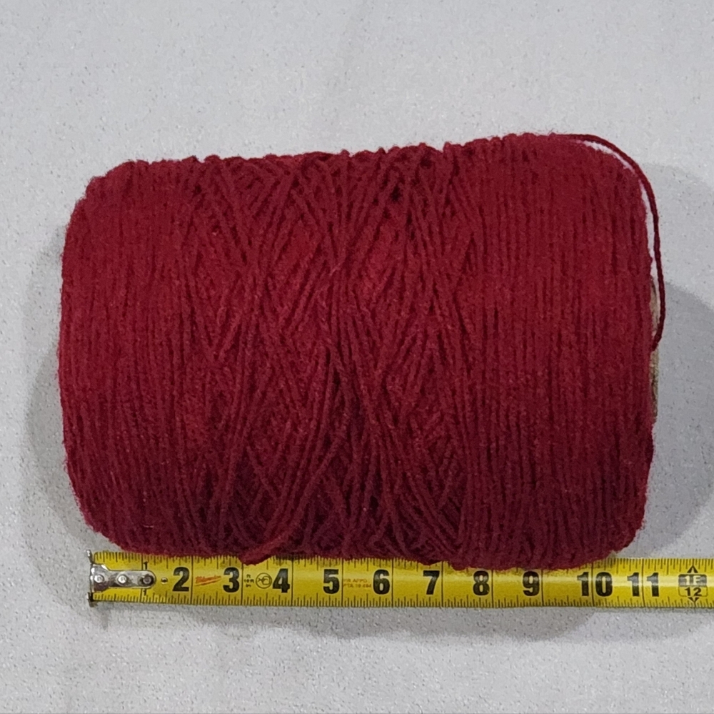Red Yarn Cone - Picture 3 of 4